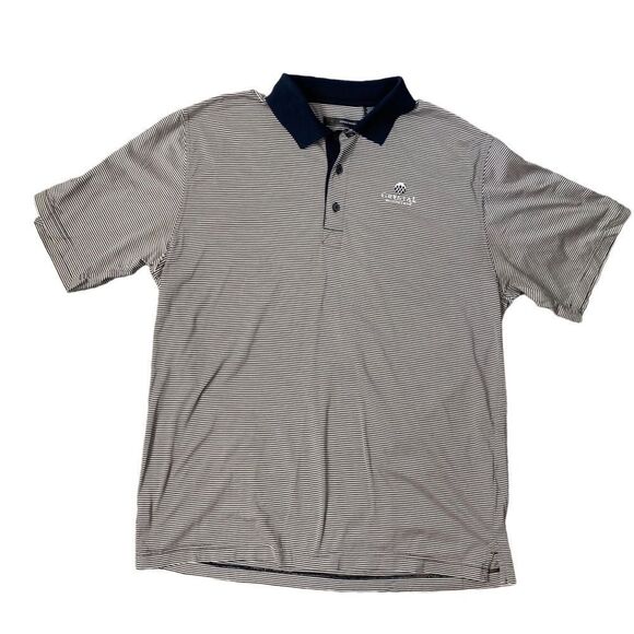 Greg Norman Golf Polo Short Sleeve Shirt Logo SZ L - Picture 1 of 11